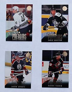 1993-94 Leaf Hockey Freshman Phenoms; Pronger; Gratton; Arnott; Yashin; U Choose