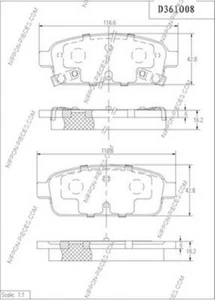 Kit pastiglie freno PER Vauxhall Astra MK VI (J) Tre Vol 1.6 Turbo 132 KW 180 CV - Imagen 1 de 1