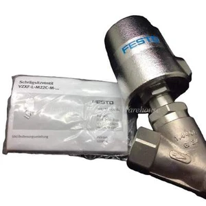 Festo Angle Seat Valve VZXF-L-M22C-M-A-G34-180-M1-V4V4T-50-20 - Imagen 1 de 10