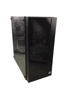 Estuche para computadora Cyberpower PC serie C, con ventiladores, negro y vidrio ET8680-27998 - Imagen 1 de 8