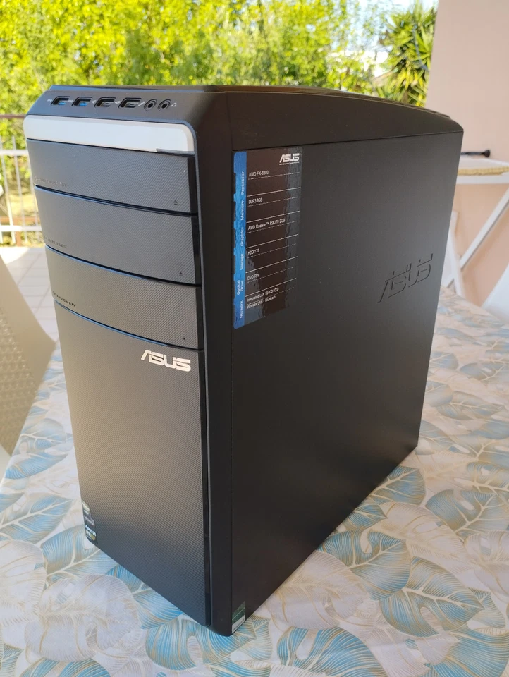 COMPUTER PC DESKTOP USATO ASUS AMD 8 CORE 3.3 HDD 1 TB FISSO RETROGAMING SERVER - Immagine 1 di 4