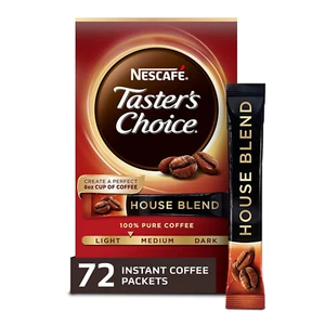 NESCAFE Taster's Choice, Miscela Casa Caffè Istantaneo Tostatura Media Leggera, 12 Scatole - Foto 1 di 12