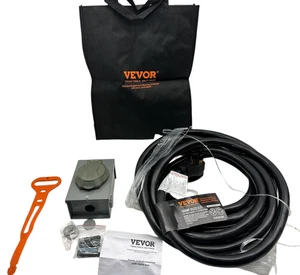 Generator RV Cord 50 Amp 25 ft 14-50P SS2-50R w Inlet Box SS2-50P VEVOR OB 115 - Picture 1 of 12