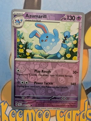 Azumarill Common SV05: Temporal Forces 065/162 NM - Image 1 of 2
