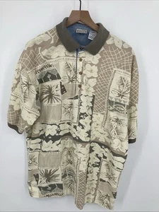 Vintage 90er Bugle Boy Hawaii Retro Poloshirt Gr. XL selten - Bild 1 von 7