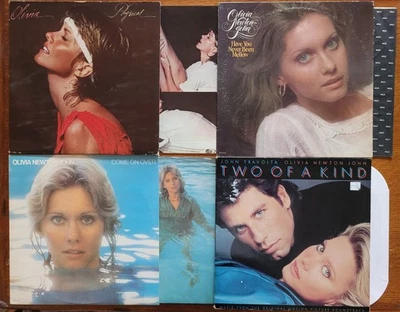 Olivia Newton-John 4LP LOT Physical Been Mellow Come on Over Two Of A Kind VG/VG Foto 1 de 4