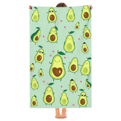 Avocado Beach Towel Oversized Microfiber Quick Dry Bath Towels Gift Thick San... - Image 1 of 4
