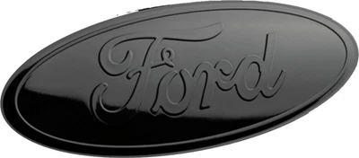 Full Black Emblem Front Grille Logo Ford ESCAPE 2004 – 2015 Badge - Image 1 of 4