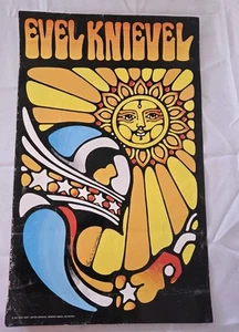 Evel Knievel Psychedelic Art Poster 1971 Signed R.A. Marshall - Bild 1 von 20