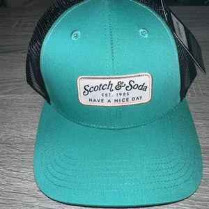 Cappello camionista Scotch & Soda uomo verde hanno una bella giornata - Foto 1 di 5