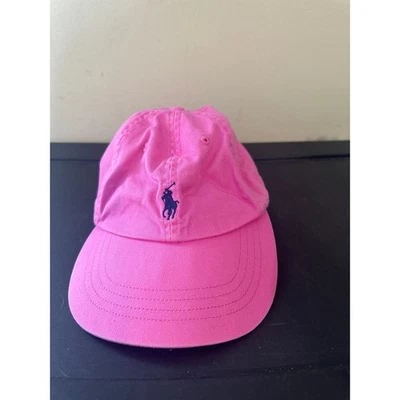 Boné polo Ralph Lauren rosa sarja pônei bola - Imagem 1 de 4