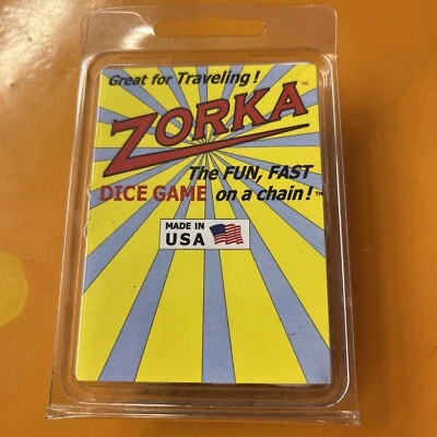 ZORKA The Fun Fast Dice Game On A Chain Made In The USA - VHTF - See Desc - Image 1 of 4