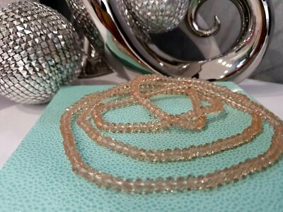 Pierre Lang Glasperlencollier in Light Rose NEU - Bild 1 von 3