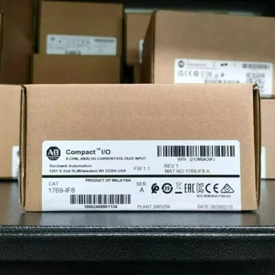 1pc NEW Allen-Bradley 1769-IF8 1769IF8 /A CompactLogix 8 Pt Analog Input Module - Image 1 of 4