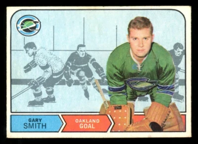 1968-69 O-Pee-Chee OPC Hockey Card #176 Gary Smith Rookie EX-NM Oakland Seals RC - Image 1 of 2