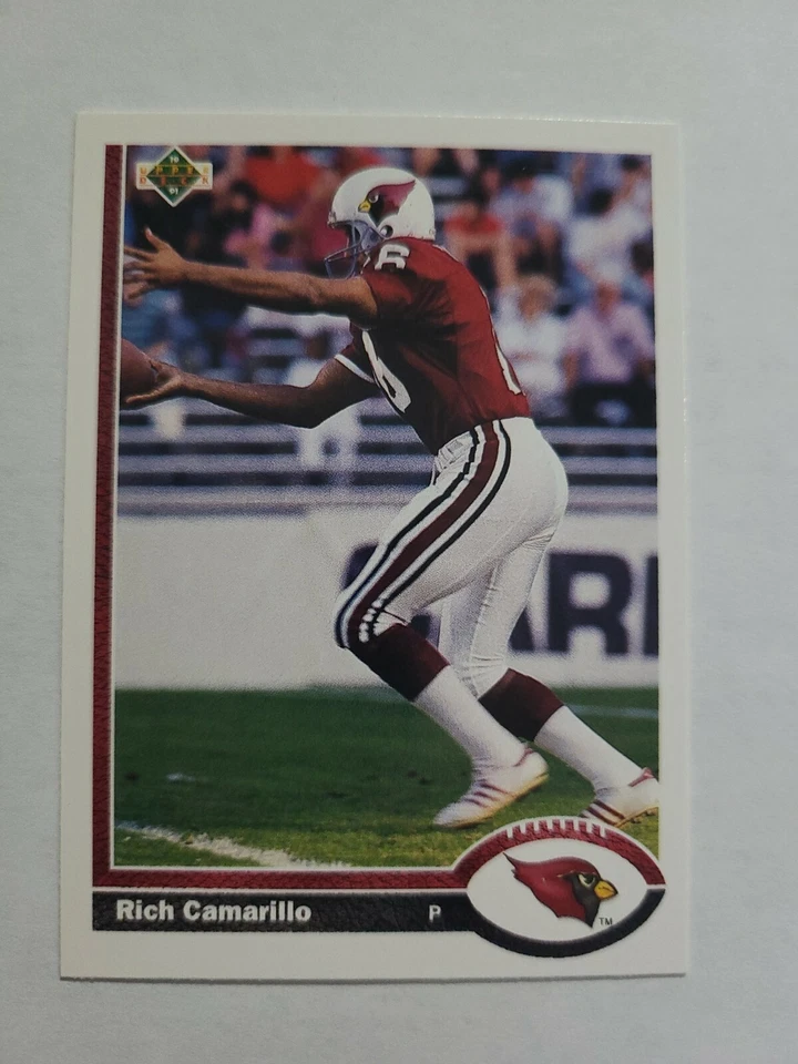 RICH CAMARILLO 1991 UPPER DECK FOOTBALL CARD # 205 D9587 - Image 1 of 1
