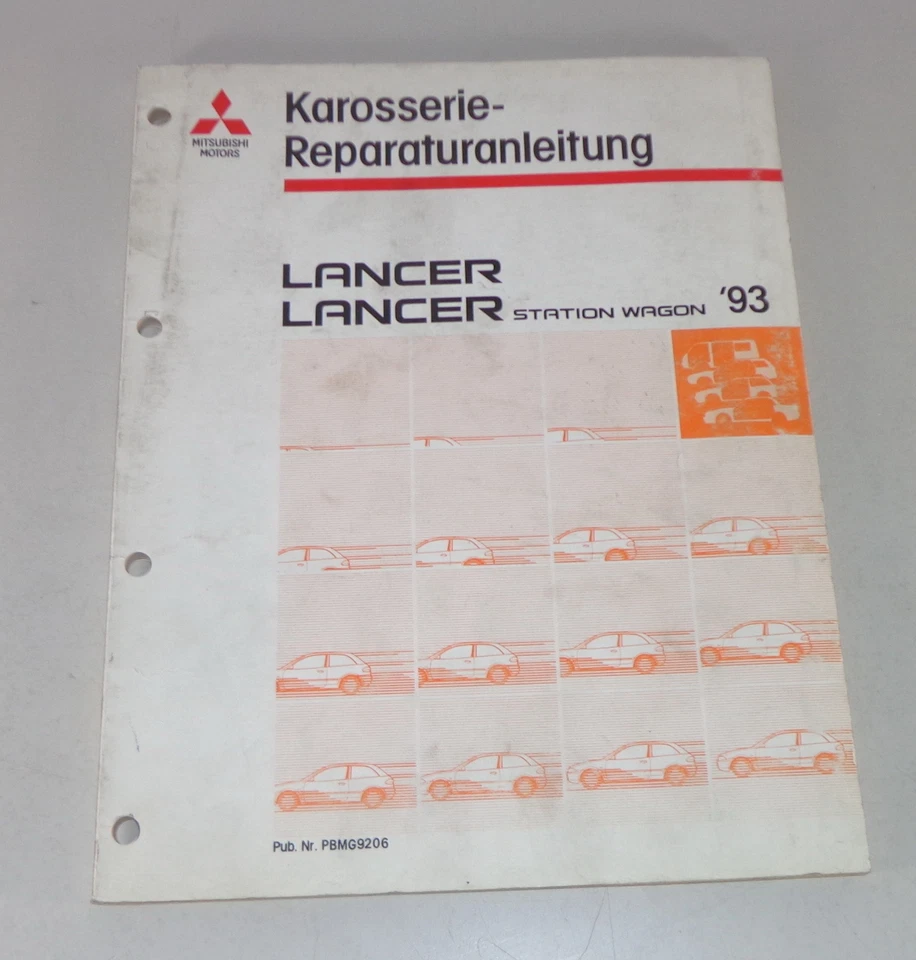 Manual De Taller Mitsubishi Lancer / Station Wagon Carrocería Año De Modelo 1993 - Imagen 1 de 1