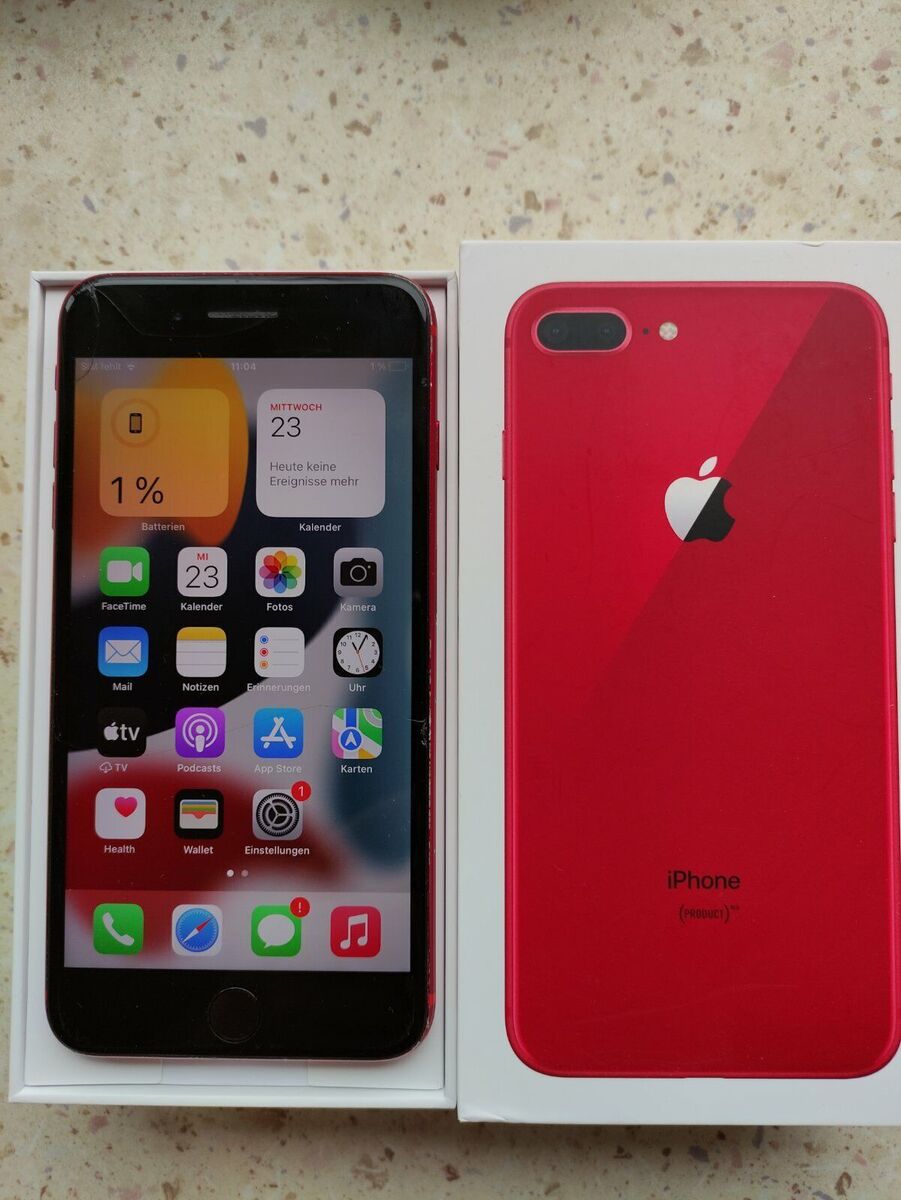 Apple iPhone 8 Plus (PRODUCT) RED - 64GB - 99% battery health | eBay