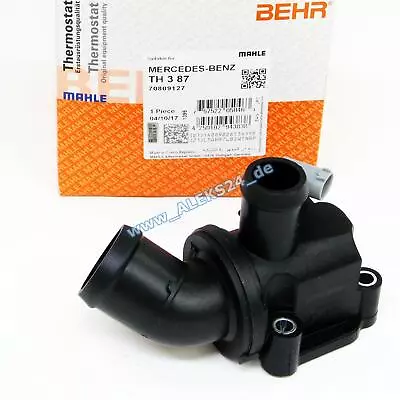 BEHR GEHÄUSETHERMOSTAT MIT DICHTUNG für MERCEDES B-Kl. W245 B150 B160 B170 TH387 - Bild 1 von 4