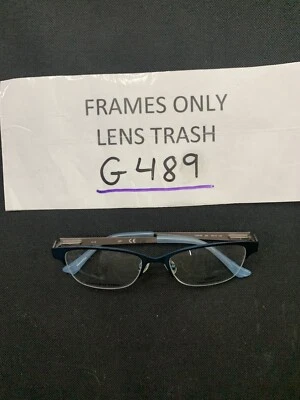 Candie's Authentic Designer Reading Glasses CA0106-092-50 mm Teal Blue Gun G489 - Image 1 of 4