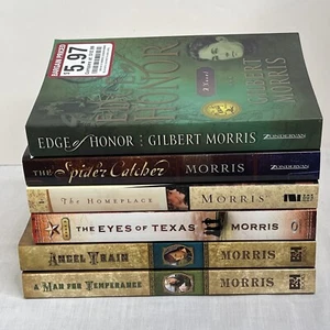 Gilbert Morris Mixed Lot 6 Books Lonestar Legacy Edge Of Honor Singing River - Picture 1 of 3