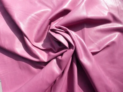 lambskin leather hide Orchid Purple buttery drapey soft light weight - Image 1 of 4