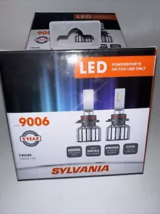 Sylvania 9006 LED Powersports Or Fog Use Only Headlight Bulbs. Set Of 2 - Picture 1 of 8