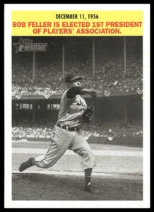 2005 Topps Heritage #F-BF Bob Feller Flashbacks - Picture 1 of 2