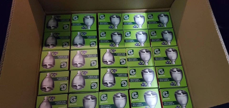 New 50 Pack Greenlite High Efficiency Shower Head And Aerators  - Image 1 of 3