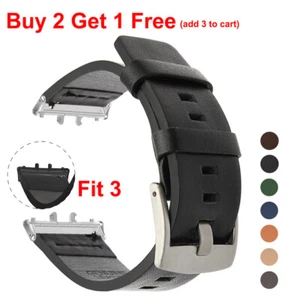 For Samsung Galaxy Fit 3 SM-R390 Watch Strap Replacement Bracelet Leather Band - Photo 1 sur 23