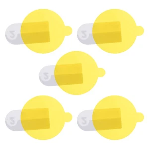 5pcs Watch Glass Screen Protectors 21mm HD High Definition Protective Film - Photo 1 sur 8