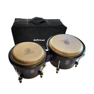 BAHAMUT Bongo Drum Set, 7"+9" Wooden Bongos Gift for Adults & Kids, Ideal for... - Picture 1 of 6