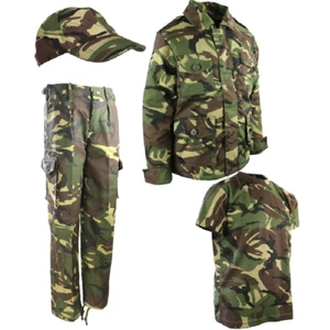 KombatUK Kids Childs Army Soldier Adventurer Full Clothing Set Outfit - DPM Camo - Picture 1 of 1