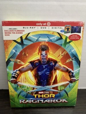 Marvel Thor Ragnarok Target Exclusive Blu Ray Dvd Digital Set New Sealed - Image 1 of 3