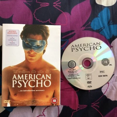 American Psycho (DVD, 2000), ONLY DISC & COVER. NO CASE. FREE 📮 POST - Image 1 of 2