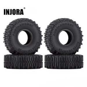 Neumáticos de barro INJORA 1,0" Super Swamper para AX24 SCX24 FMS FCX24, T2430, 60*20 mm - Imagen 1 de 9