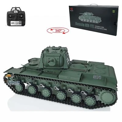2.4G 1/16 Scale Heng Long 7.0 Soviet KV-1 RTR RC Tank Model 3878 Plastic Version - Image 1 of 4
