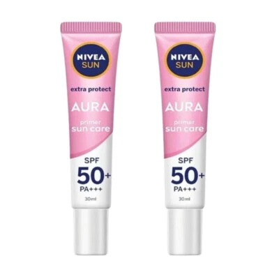 30 ml Nivea Sun Extra Protec Aura Primer Sun Care SPF50 PA+++ 2 pcs - Image 1 of 4