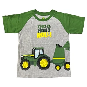 John Deere "This Is How I Roll" Tractor Short Sleeve Toddler T-Shirt - Picture 1 of 2