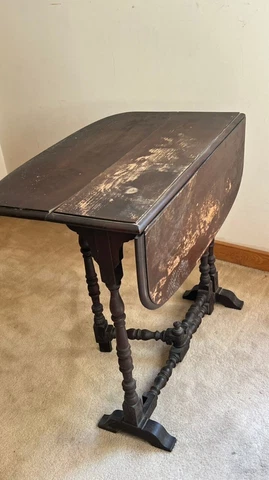 antique gate leg drop leaf table Cover