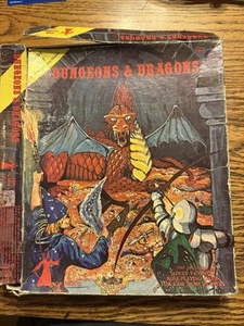 Vintage Dungeons & Dragons Basic Box Set 3rd edition 1979 *INCOMPLETE* READ - Picture 1 of 15