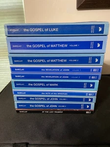 Lot Of 9 The Daily Study Bible Series Book Commentaries William Barclay Vintage - Picture 1 of 15