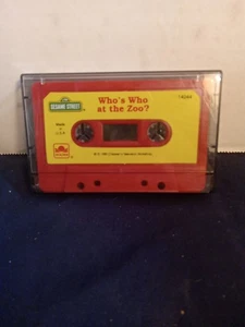 Vintage 1989 Sesamstraße Kassette Band ~ Wer ist wer im Zoo? - Bild 1 von 2