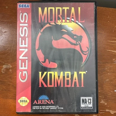 Sega Genesis (CIB) - Mortal Kombat - Complete , W/ Manual & registration card - Image 1 of 3