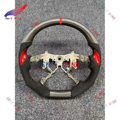 Carbon Fiber Steering Wheel For Toyota Tundra Sequoia Hiace Cruiser 1995-2019 - Imagem 1 de 4
