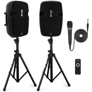 Sistema de Altavoces Pa Activo, Juego de Altavoces Pa con Soportes, 2 Bluetooth Dj - Imagen 1 de 5