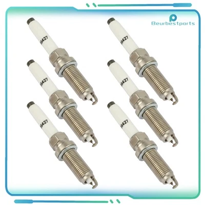 6 piezas bujías de iridio para Mercedes-Benz SLC43 AMG SL450 V6 3,0 L 2017-2020 Foto 1 de 4