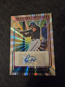 RAYNER ARIAS AUTO 2025 Donruss Signature Series Silver Laser AUTO #SG-RAS Giants - Picture 1 of 2