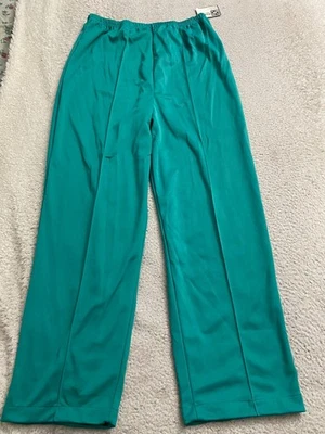 Calça reta Haband feminina sem bolsos verde alta tamanho 20T (42 x 32) - Imagem 1 de 4