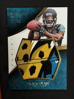 2015 Immaculate - T.J. Yeldon Rookie Player Worn Glove Patch /25 Jaguars *READ* - Image 1 of 2